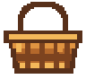 Pixel harvest basket
